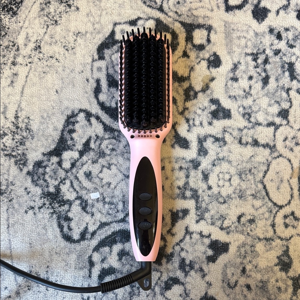 hair straightener brush
